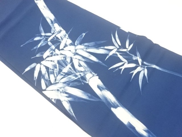 JAPANESE KIMONO / NAGOYA OBI / SHIOZE / BAMBOO 